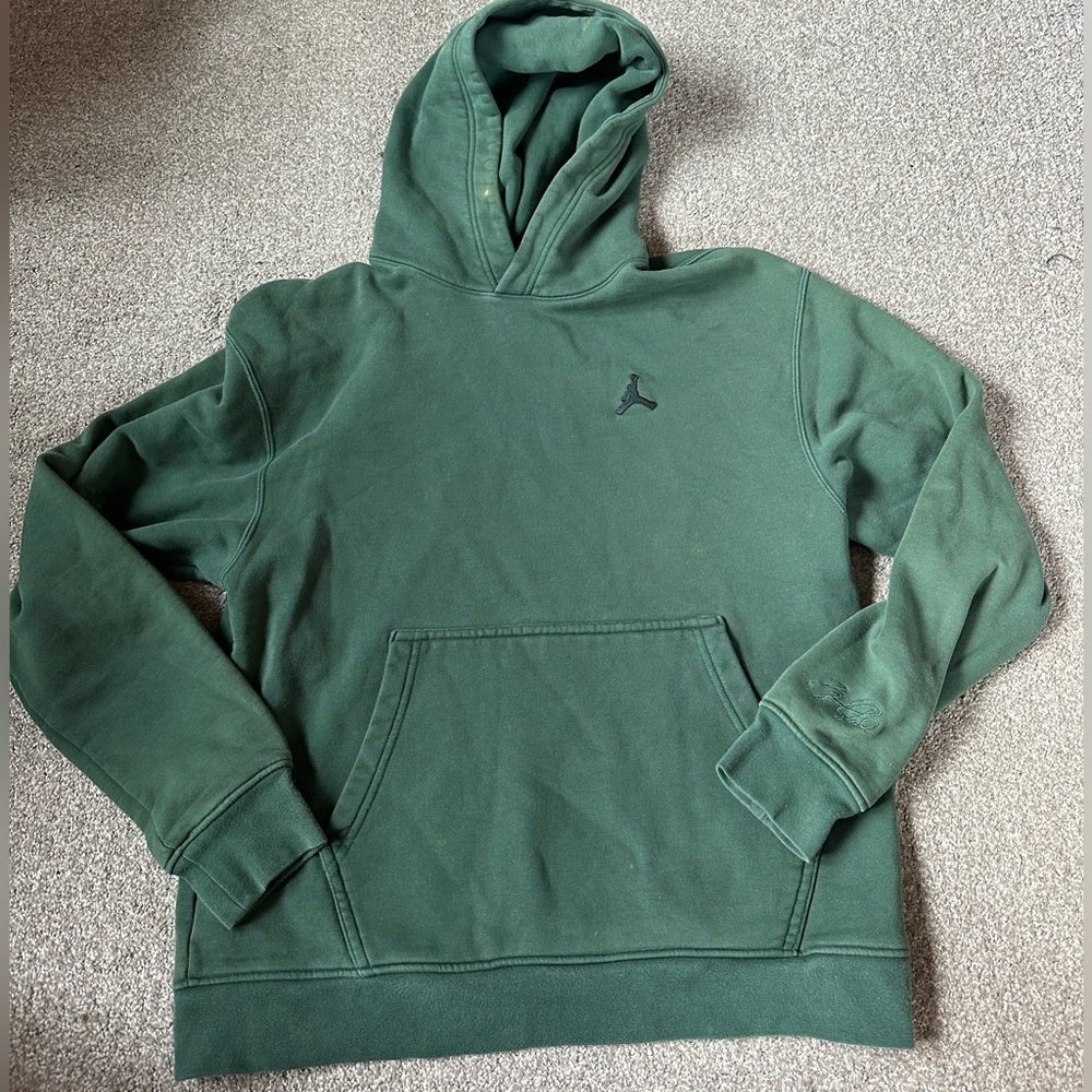 Jordan Green Hoodie Pullover Sweatshirt - Men's Size M